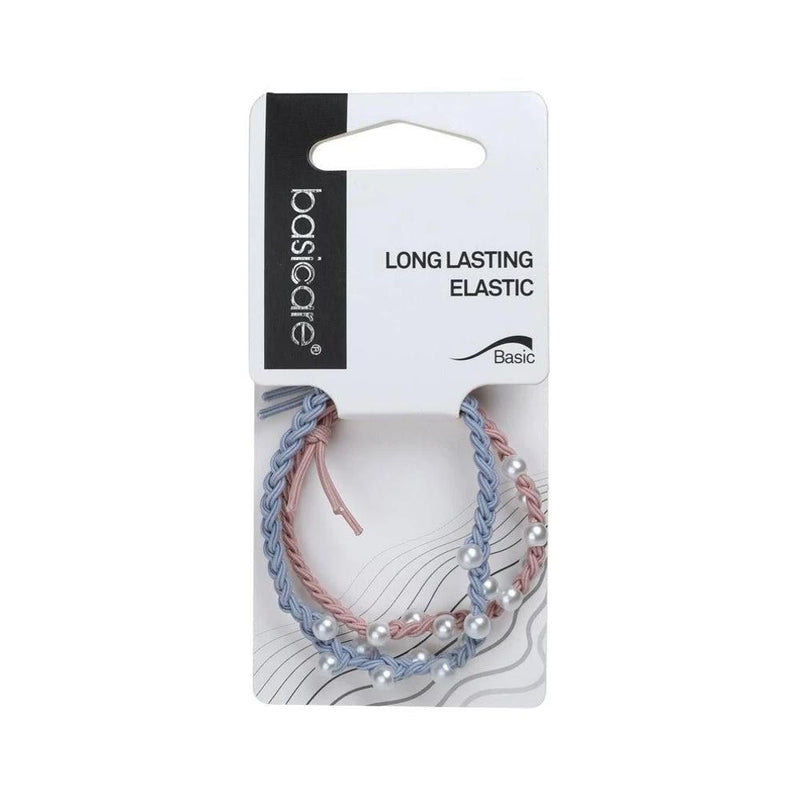 Elastic Hair Ties Super Stretchy Secure Hold Colorful Besikur 2 Pieces