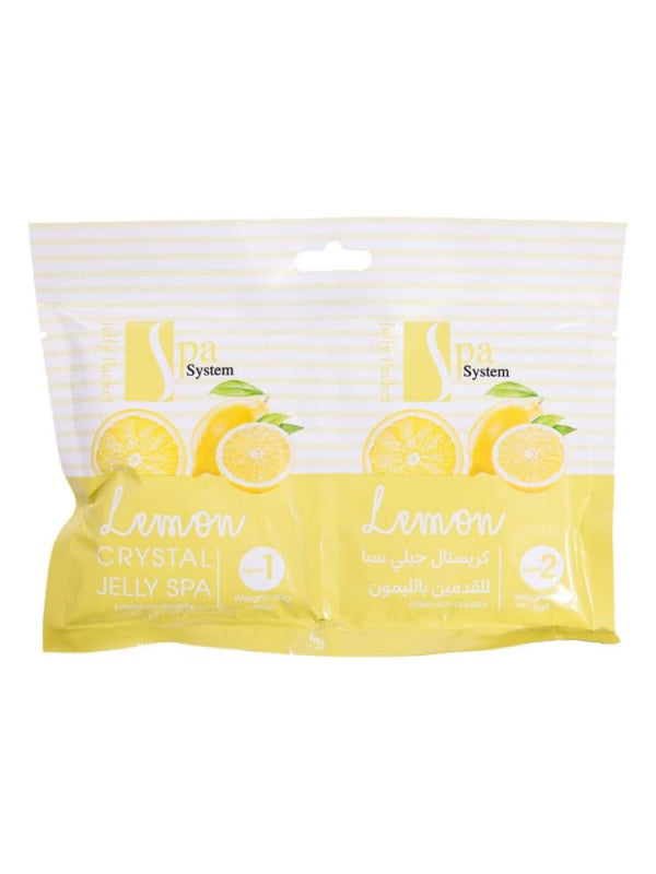 Spa System Crystal Jelly Foot Spa Lemon 2-Step 50g + 50g