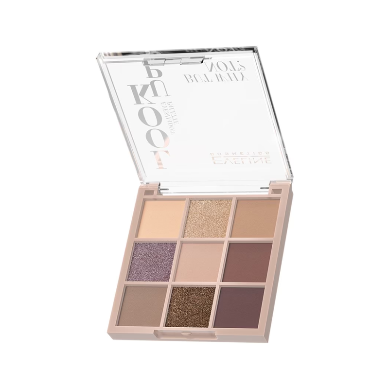 Eveline Look Up Eyeshadow Palette 9 Shades Matte Shimmer 10.8g