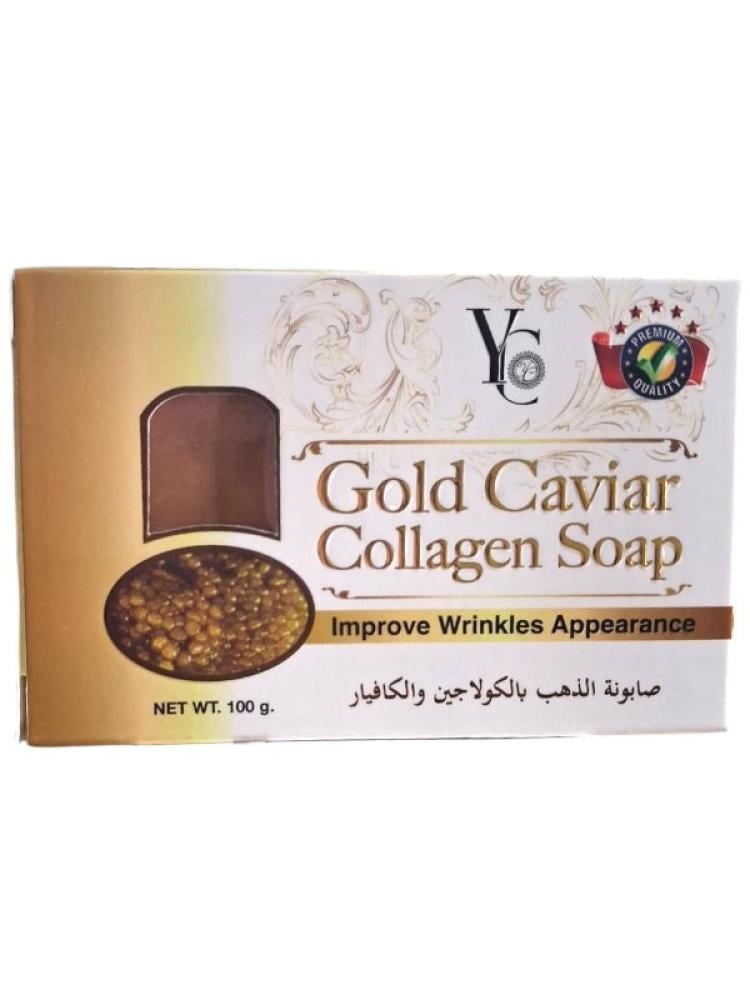 YC Gold Collagen & Caviar Firming Soap for Radiant Skin 100g