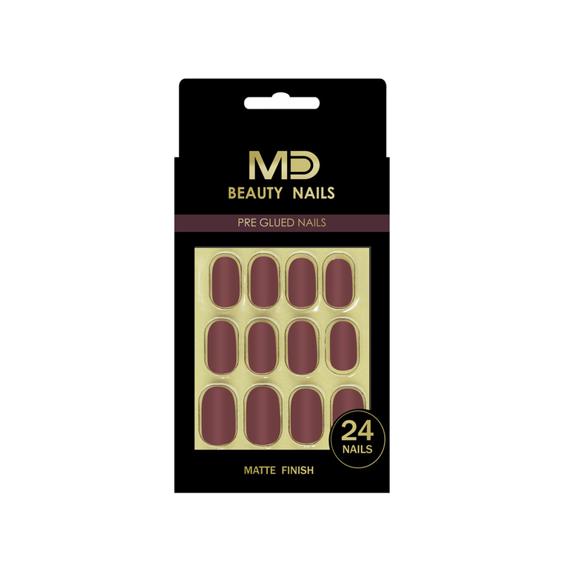 MD Matte N005 Self-Adhesive Artificial Nails Set