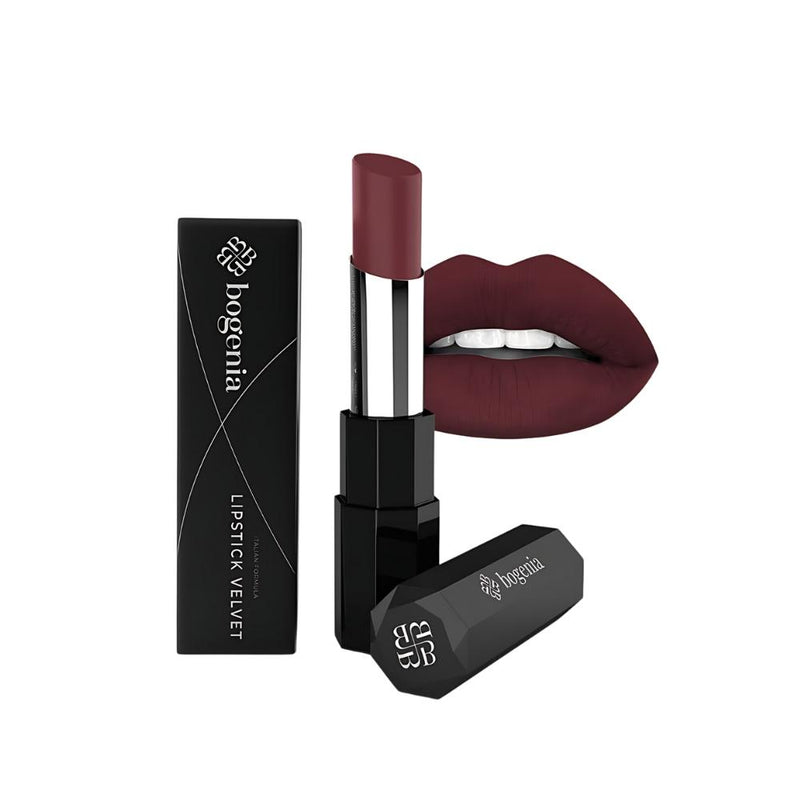 Bogenia Velvet Matte Lipstick, Shade No. 115 Crab, 3.6g