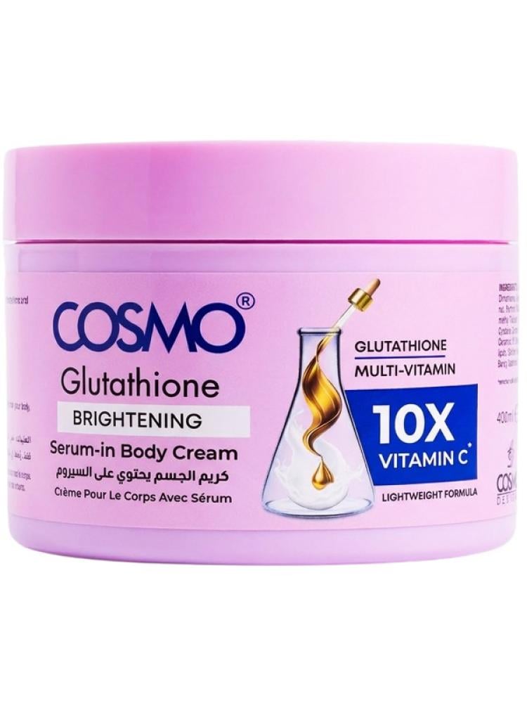 Cosmo Brightening Multivitamin Glutathione Body Cream for Radiance 400ml