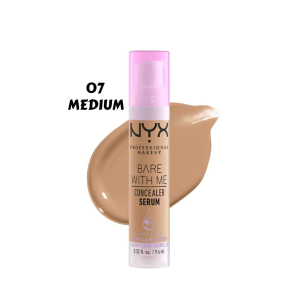 Nyx Bare With Me Concealer Serum 07 Medium Tremella Cica Green Tea