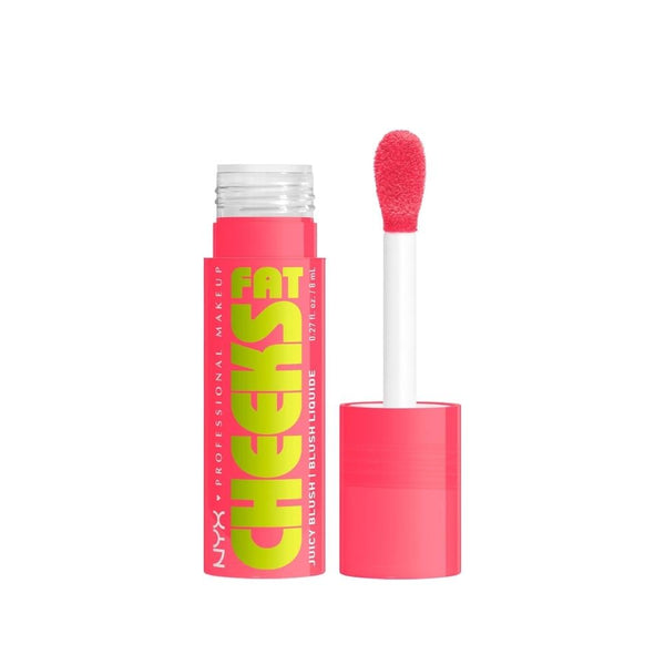 NYX Fat Oil Liquid Blush 03 Guava Gush - Hydrating Cheek Tint with Raspberry & Kiwi Oil