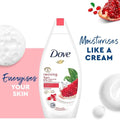 Dove Pomegranate Body Wash Moisturizing Shower Gel, 500ml