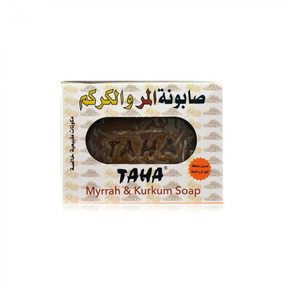 Taha Myrrah Turmeric Soap for Acne & Dark Spots Treatment 125g
