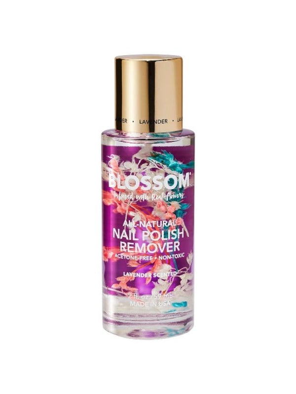 Blossom Lavender Nail Polish Remover - Gentle Formula, 59ml