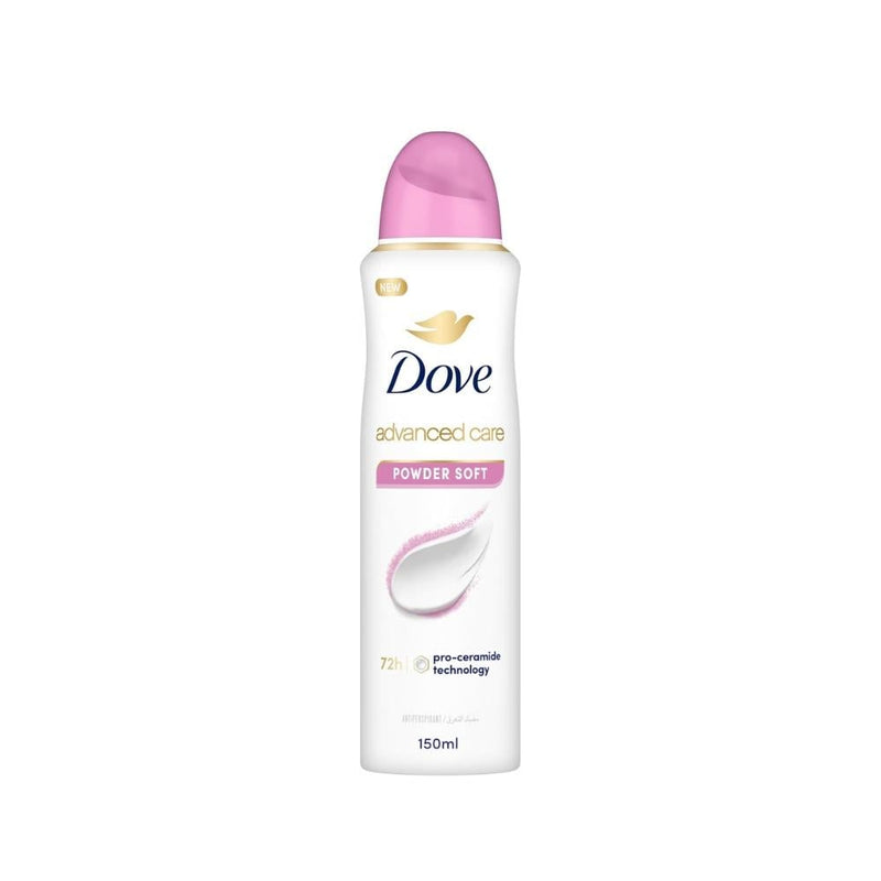 Dove Powder Soft Deodorant Spray 48-Hour Protection Alcohol-Free 150ml
