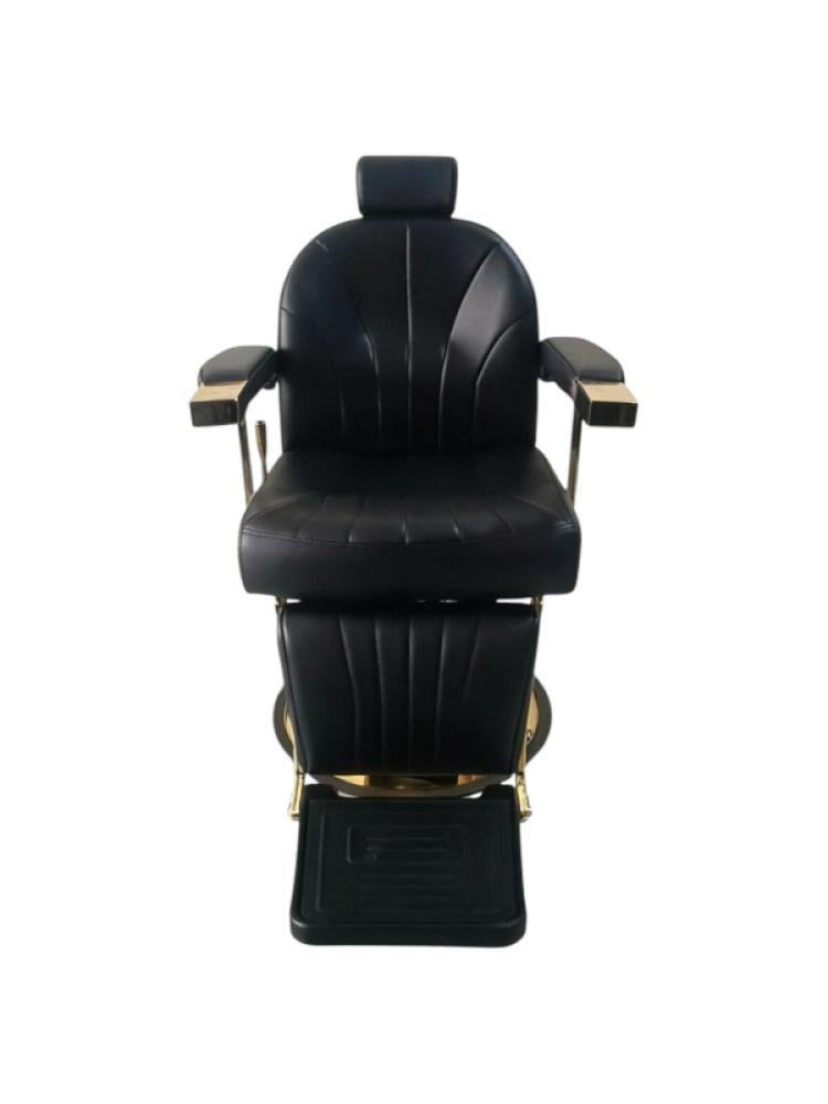 Salon System BX-2950G Men's Barber Chair Gold Trim