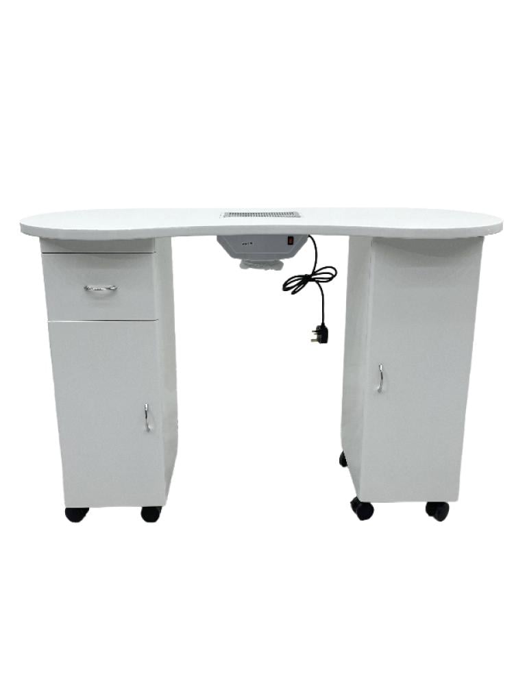 Salon System Pedicure Table - White - Salon Furniture