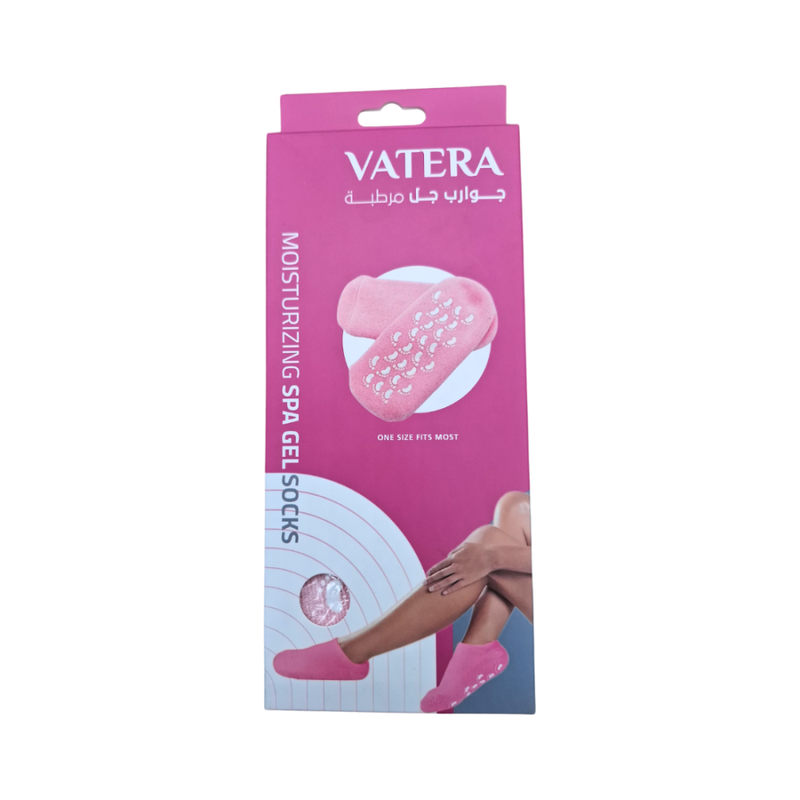 Vatera Reusable Moisturizing Gel Socks for Foot Care, 1 Pair