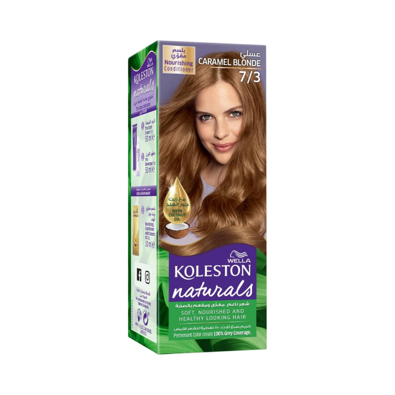 Wella Koleston Permanent Hair Dye 3/7 Honey, 110ml, Gray Coverage