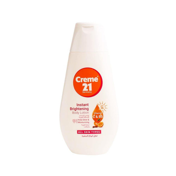 Body Lotion for All Skin Types Instant Brightening Vitamin C & B5 Creme 21 250ml