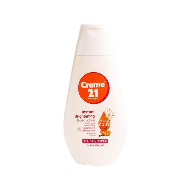 Body Lotion for All Skin Types Instant Brightening Vitamin C & B5 Creme 21 250ml
