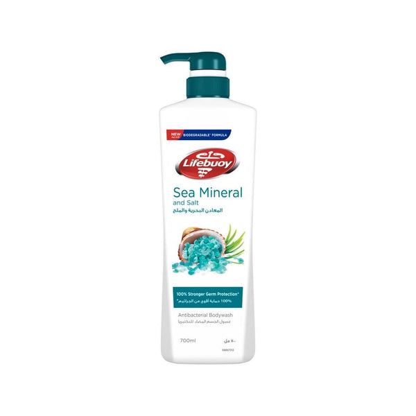 Antibacterial Body Wash Sea Minerals & Salt Lifebuoy 700ml