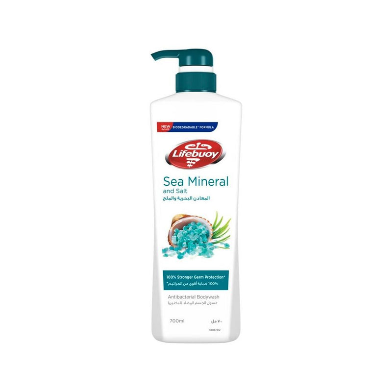 Antibacterial Body Wash Sea Minerals & Salt Lifebuoy 700ml