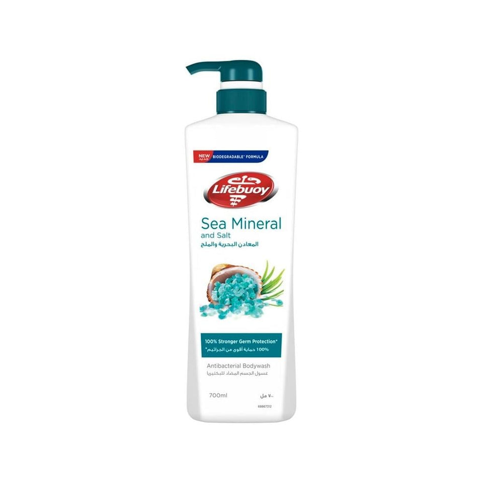 Lifebuoy Antibacterial Body Wash with Sea Minerals for Clean Skin 700ml