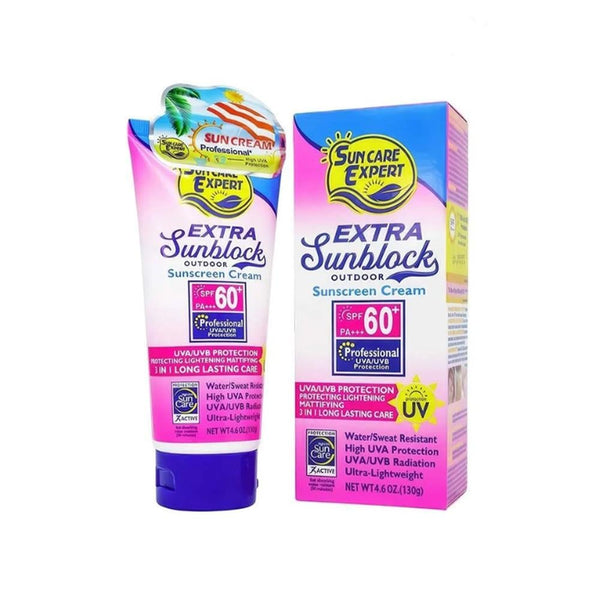Best Sunscreen Cream Extra Sunblock UVA/UVB Protection Sun Care Expert 130g