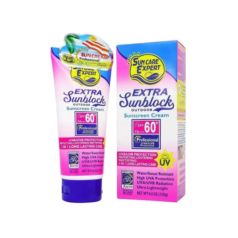 Best Sunscreen Cream Extra Sunblock UVA/UVB Protection Sun Care Expert 130g