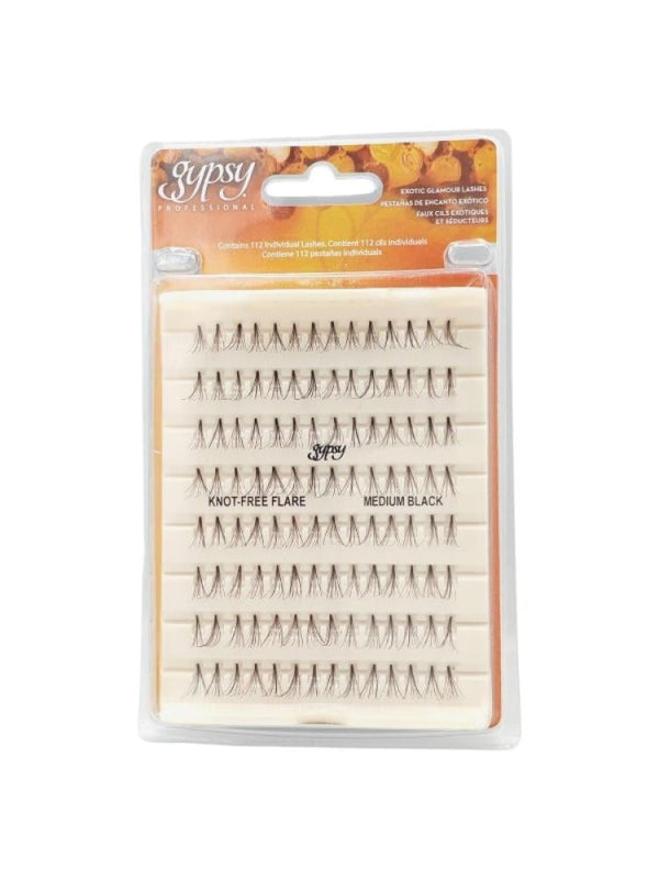 Gypsy Individual Eyelash Set - 112 Black Lashes | Medium