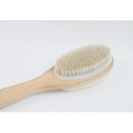 Beauty System Body Bath Brush Double Sided Long Wooden Handle