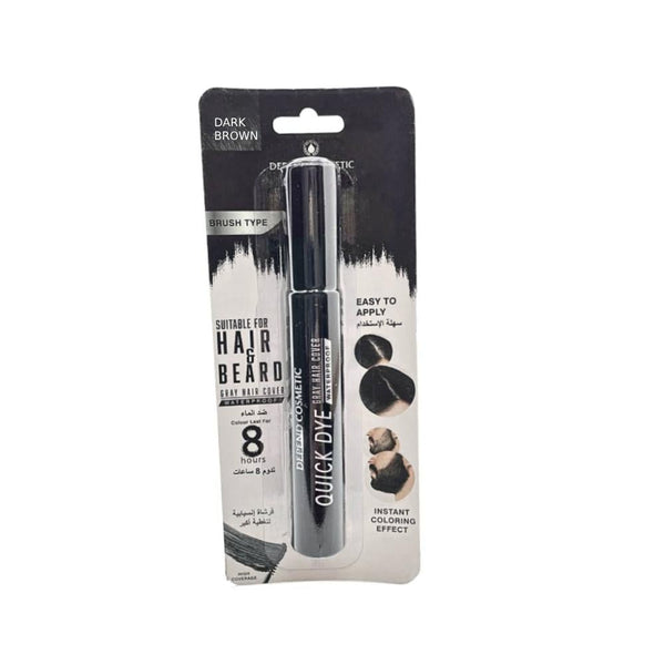 Depend Hair and Beard Dye Brush with Sweat-Resistant Filler in Dark Brown