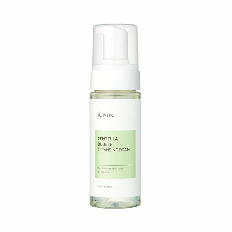 Iunik Centella Bubble Foaming Cleanser, 69% Centella Asiatica, 150ml
