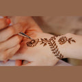 Brown Henna Paste Body Art Hand Designs Natural Stain Saif Koni