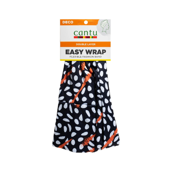 Cantu Easy Wrap Deco Elastic Headband, One Size, Geometric Print