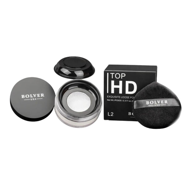 Bolver Top HD Loose Face Powder, Sheer Coverage, L2, Translucent