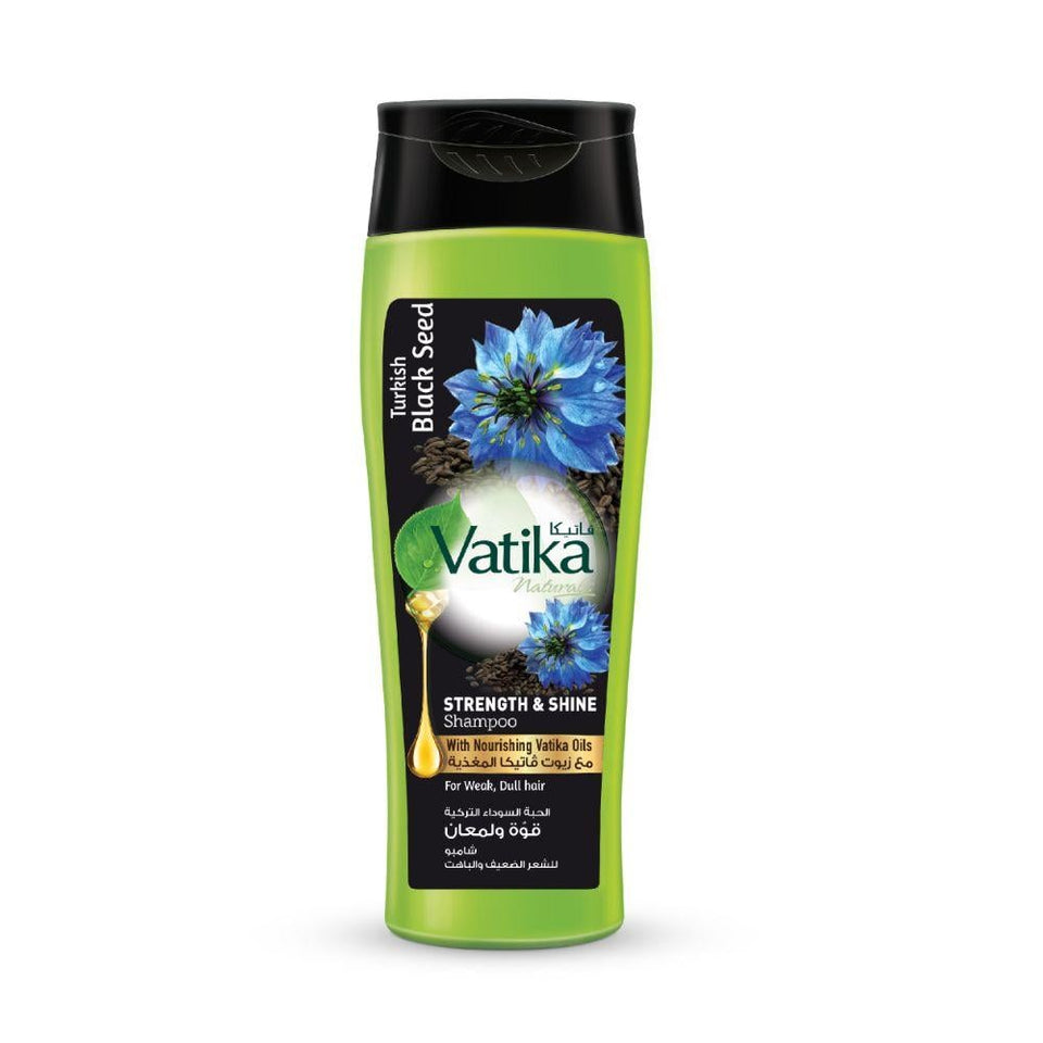 Vatika Black Seed Strength & Shine Shampoo for Weak & Dull Hair 200ml