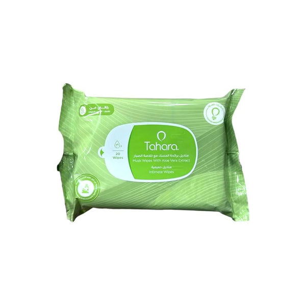 Intimate Deo Wipes Musk Aloe Vera Tahara 20 Wipes