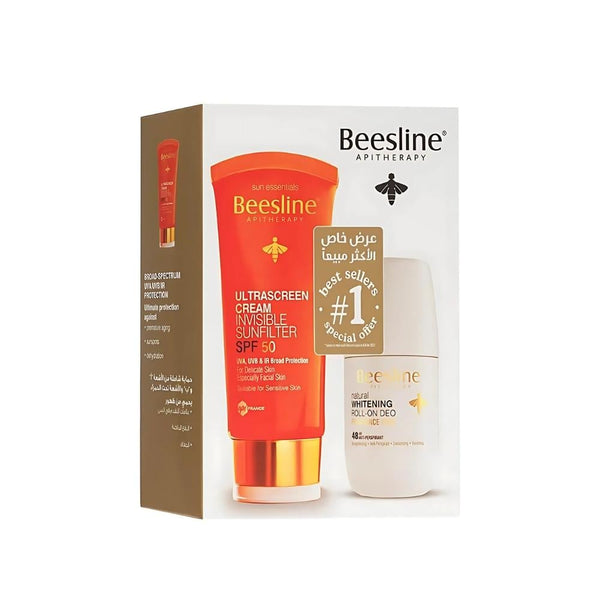 SPF 50 Face Cream and Natural Deodorant Set Beesline 50ml