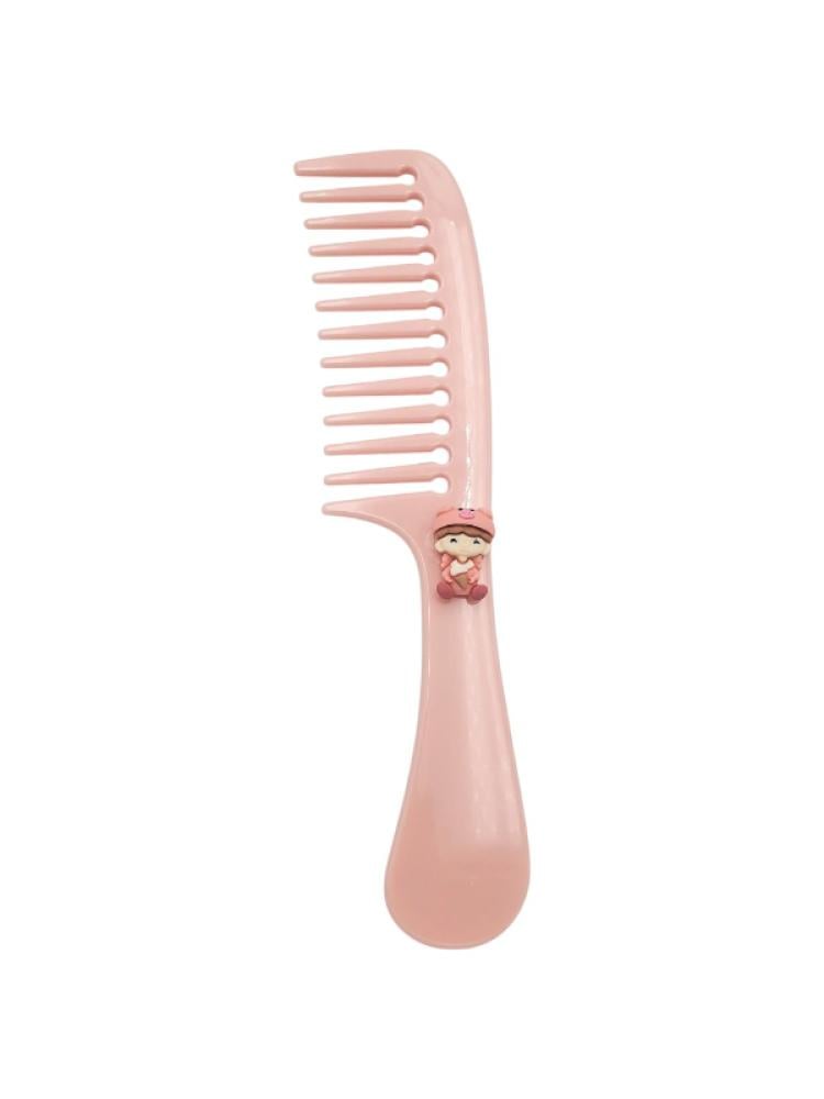 Salon System Wide-Tooth Plastic Hair Comb - Multicolor