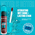 Hydrating Lip Gloss Stain Mauve N Moist Protective Tint Nyx 3ml