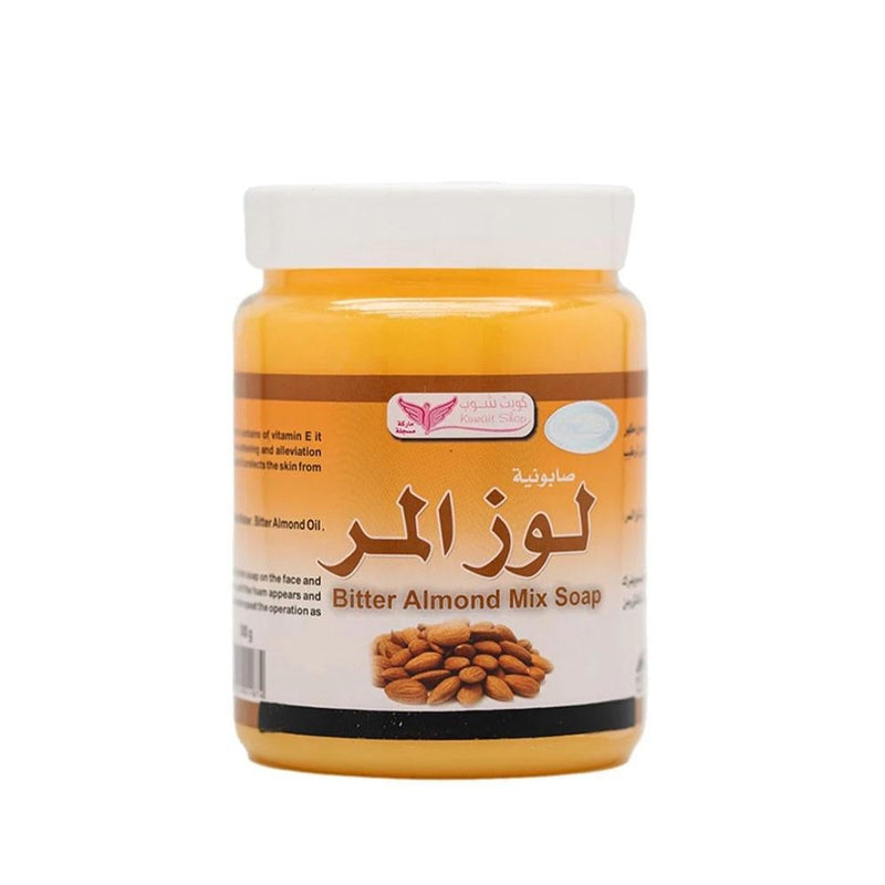 Bitter Almond Oil Brightening Bar Soap - Kuwait Shop - 500g