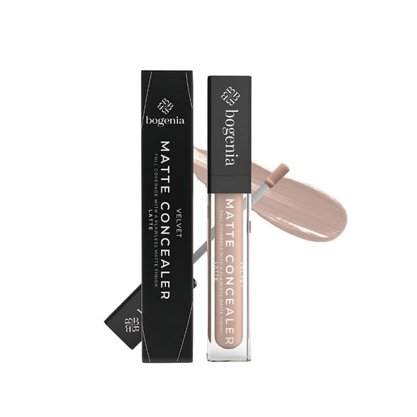 Velvet Matte Concealer Dark Circles Blemishes Bogenia 05 Latte