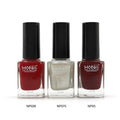 Makeover 22 Nail Polish Set, 3-Piece Glitter Manicure, Quick-Drying