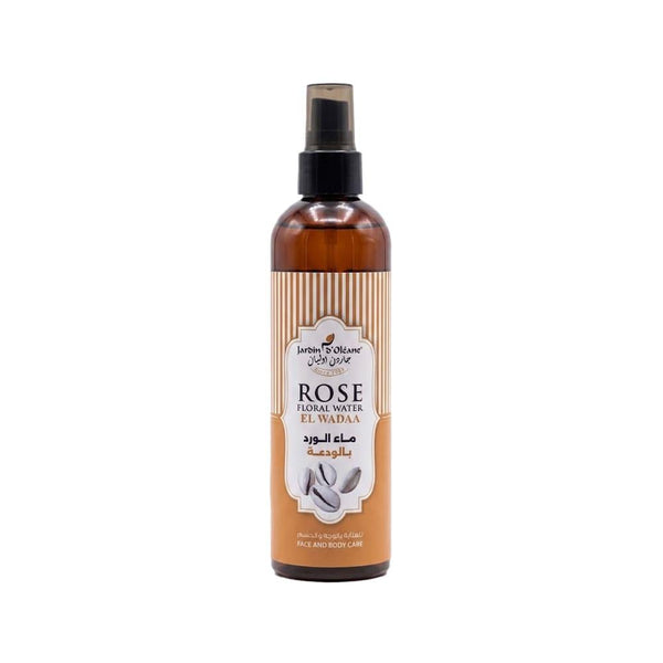 Rose Water Toner Hydrating Skin Tone Evening Jardin d'Oleane 250ml
