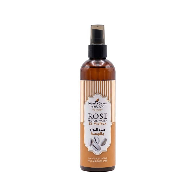 Rose Water Toner Hydrating Skin Tone Evening Jardin d'Oleane 250ml