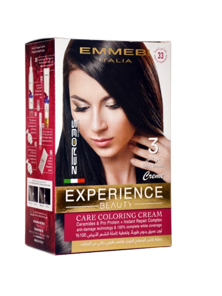 Zero 35 Permanent Hair Dye Kit - Shade 3 Dark Brown