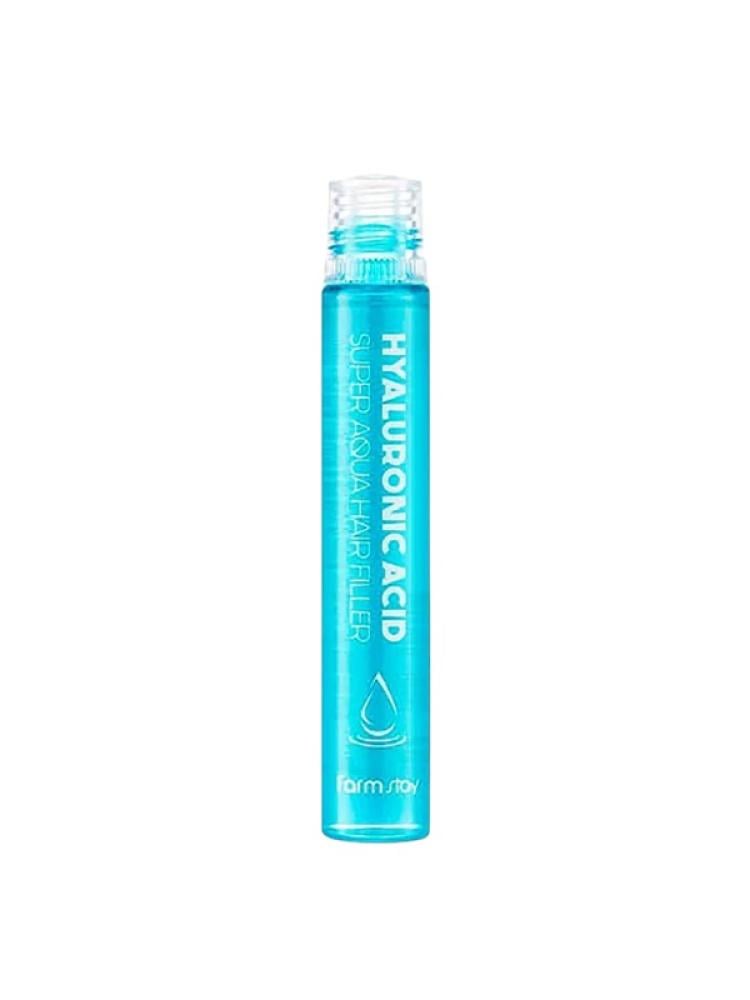 Farmstay Super Aqua Hair Filler Ampoules with Hyaluronic Acid & Collagen - 13ml