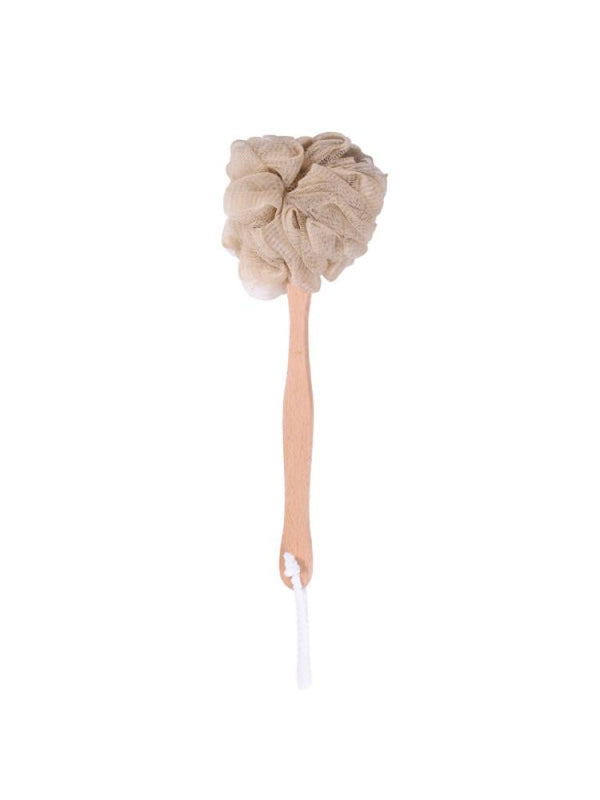 Spa System Body Loofah with Wooden Handle - Assorted Colors