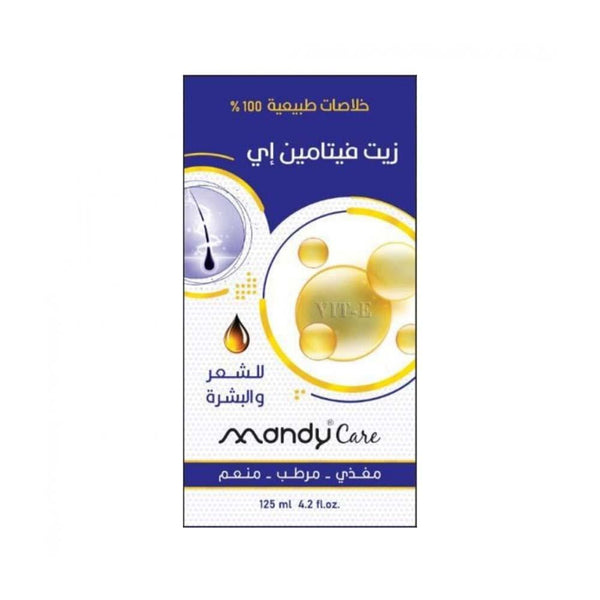 Vitamin E Oil for Skin & Hair Pure Natural Mandy Care 125ml