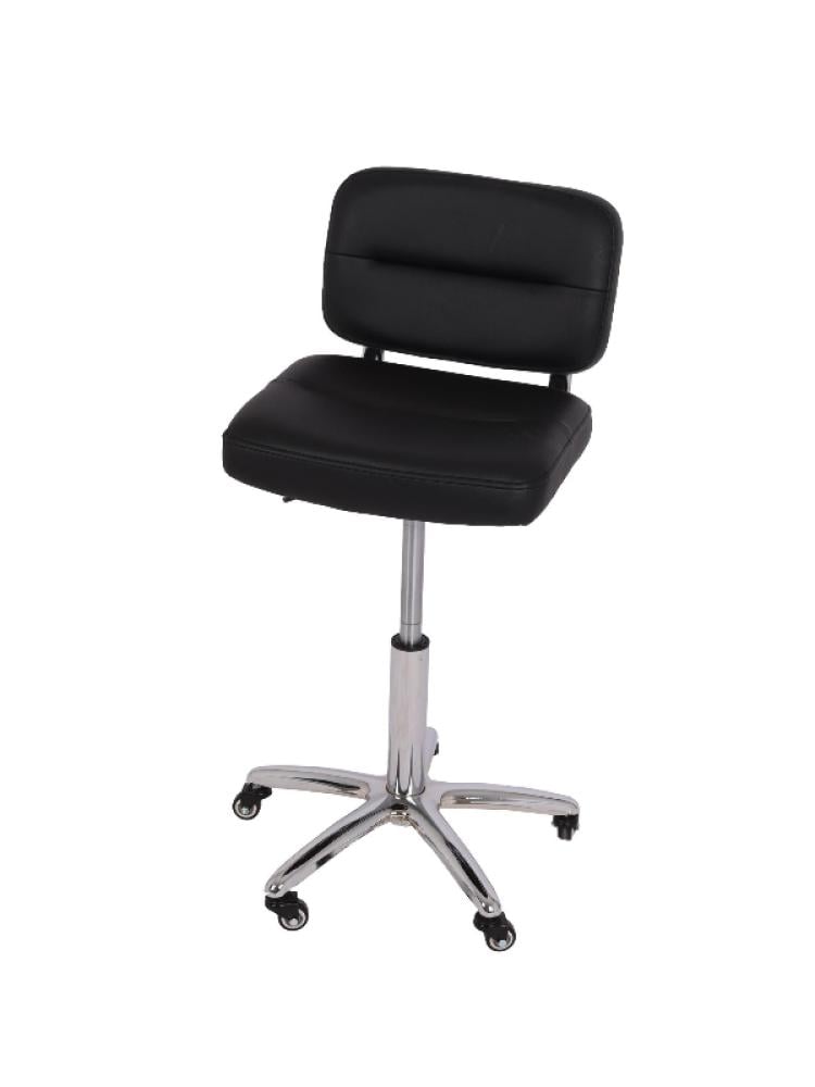 Salon System Worker Chair Square Seat Black A868