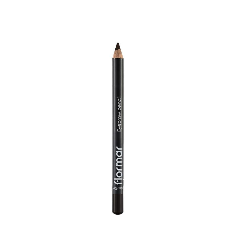 Flormar Eyebrow Pencil Dark Brown 405 Plant Oil Formula Built-in Brush