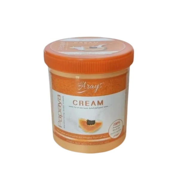 Al Arayes Papaya Cream, Vitamin A, Skin Exfoliating, 250 Grams