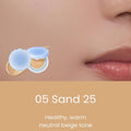 Rom&nd Cushion Water Liquid Foundation, 05 Sand, High Coverage
