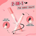 Black Liquid Eyeliner 2-in-1 Waterproof Pen Pink Flash 1.2ml